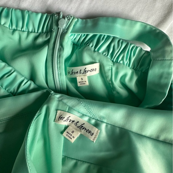 For Love and Lemons Marie Set Cutout Blazer Asymmetric Mini Skirt - Picture 11 of 11